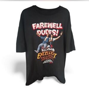 Farewell Dudes Black Graphic Tee